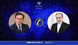 عراقچی در گفتوگوی تلفنی با همتای اسپانیایی: هدف اصلی اسرائیل از این تجاوز، اثرگذاری مخرب بر روندهای دیپلماتیک و کشاندن دیگران به یک جنگ ظالمانه بوده/ حمله این رژیم به تاسیسات نطنز، جنایتی بزرگ علیه حقوق بینالملل و رژیم منع اشاعه است/ نیروهای مسلح ما اقدام به عملیات دفاعی کاملا حساب شده نمودهاند؛ پاسخ به تجاوز، دفاع است عراقچی در گفتوگوی تلفنی با همتای اسپانیایی: هدف اصلی اسرائیل از این تجاوز، اثرگذاری مخرب بر روندهای دیپلماتیک و کشاندن دیگران به یک جنگ ظالمانه بوده/ حمله این رژیم به تاسیسات نطنز، جنایتی بزرگ علیه حقوق بینالملل و رژیم منع اشاعه است/ نیروهای مسلح ما اقدام به عملیات دفاعی کاملا حساب شده نمودهاند؛ پاسخ به تجاوز، دفاع است